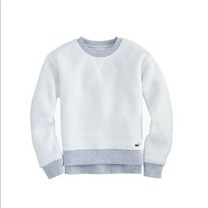 vineyard vines girls Sherpa sweatshirt